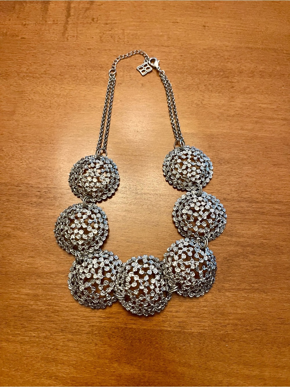 Dana Buchanan Silver Statement Dome Necklace - Women Jewelry